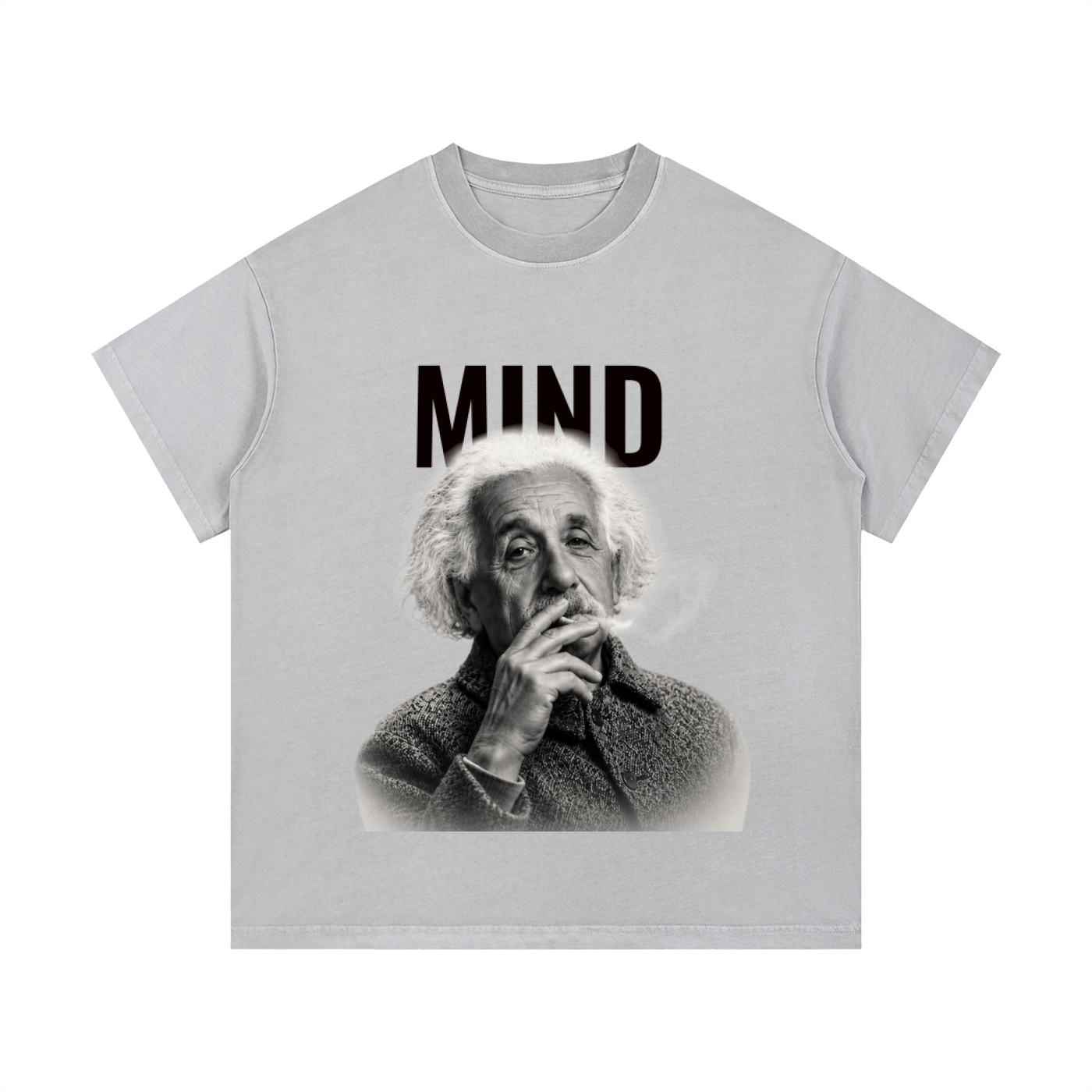 Einstein Reverse cotton washed T-shirt