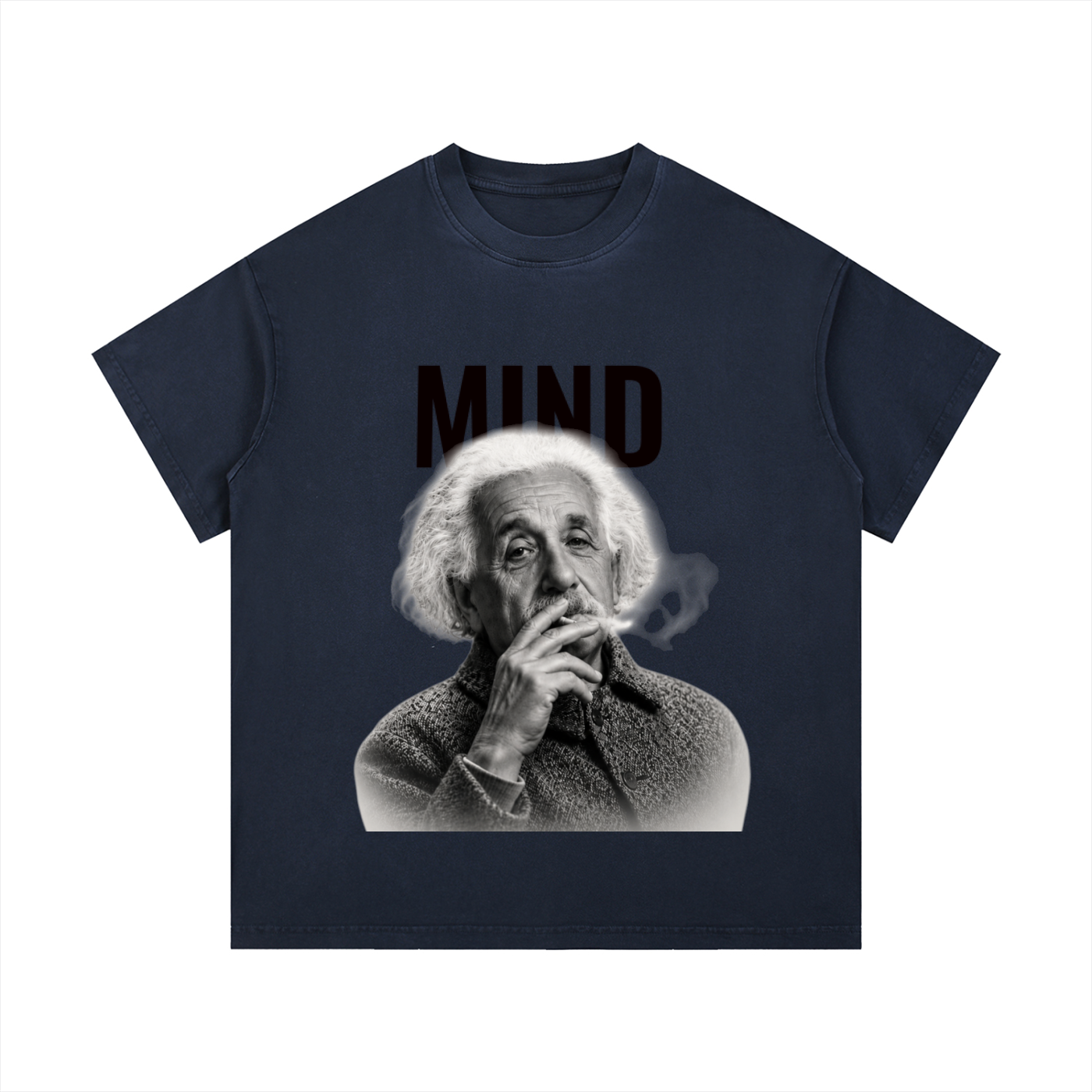 Einstein Reverse cotton washed T-shirt