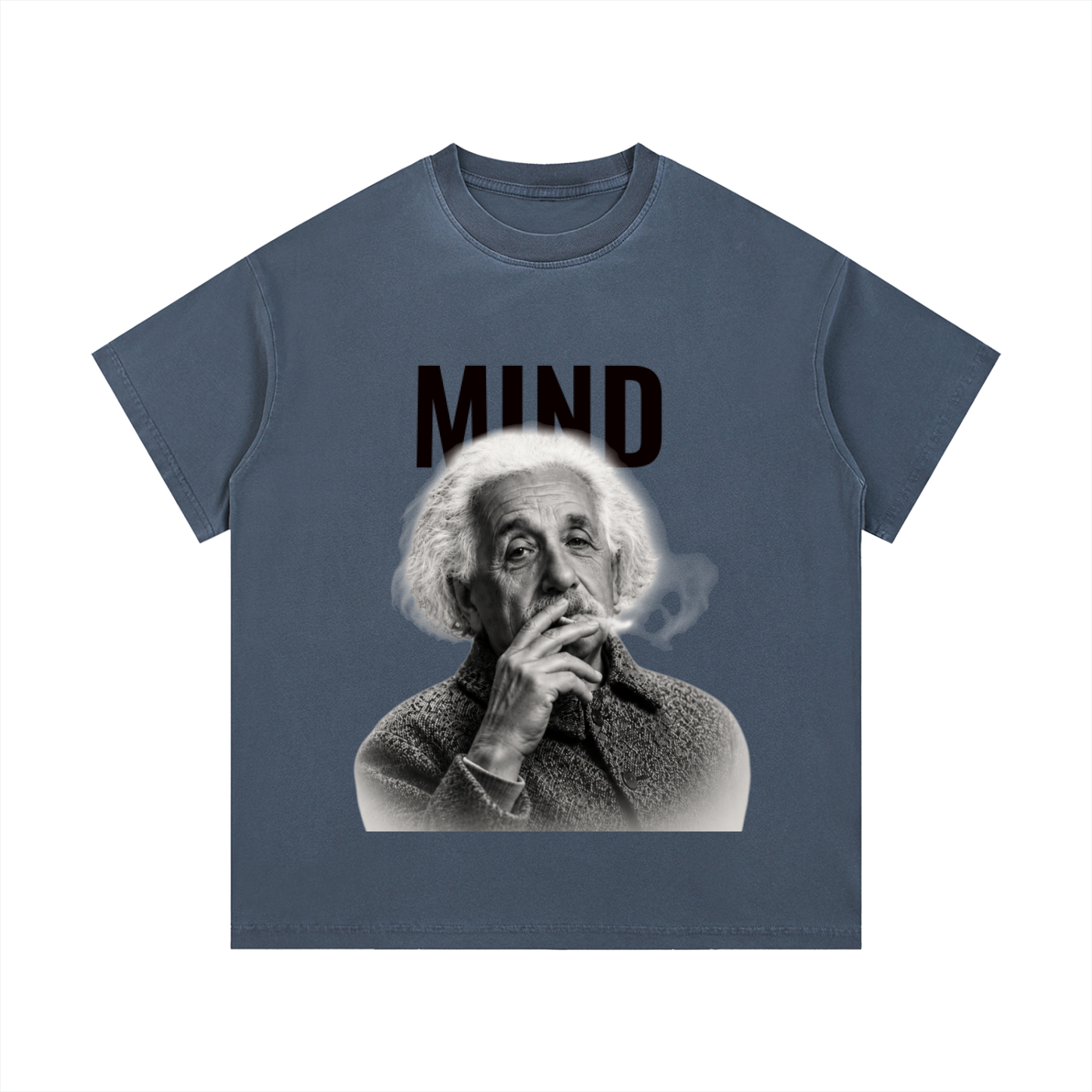 Einstein Reverse cotton washed T-shirt