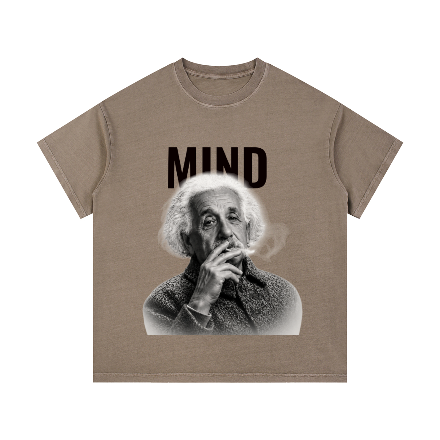 Einstein Reverse cotton washed T-shirt