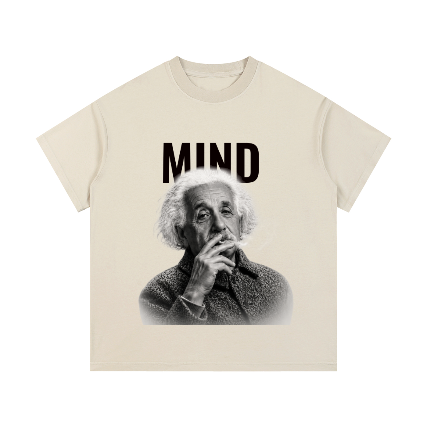 Einstein Reverse cotton washed T-shirt